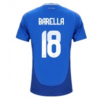 Italien Nicolo Barella #18 Hemmatröja EM 2024 Korta ärmar